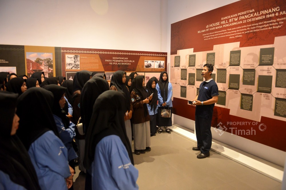 Museum Timah Indonesia Pangkalpinang Jadi Ruang Belajar Siswa, Teknologi Kapal Isap Tarik Minat Pelajar Teknik Alat Berat