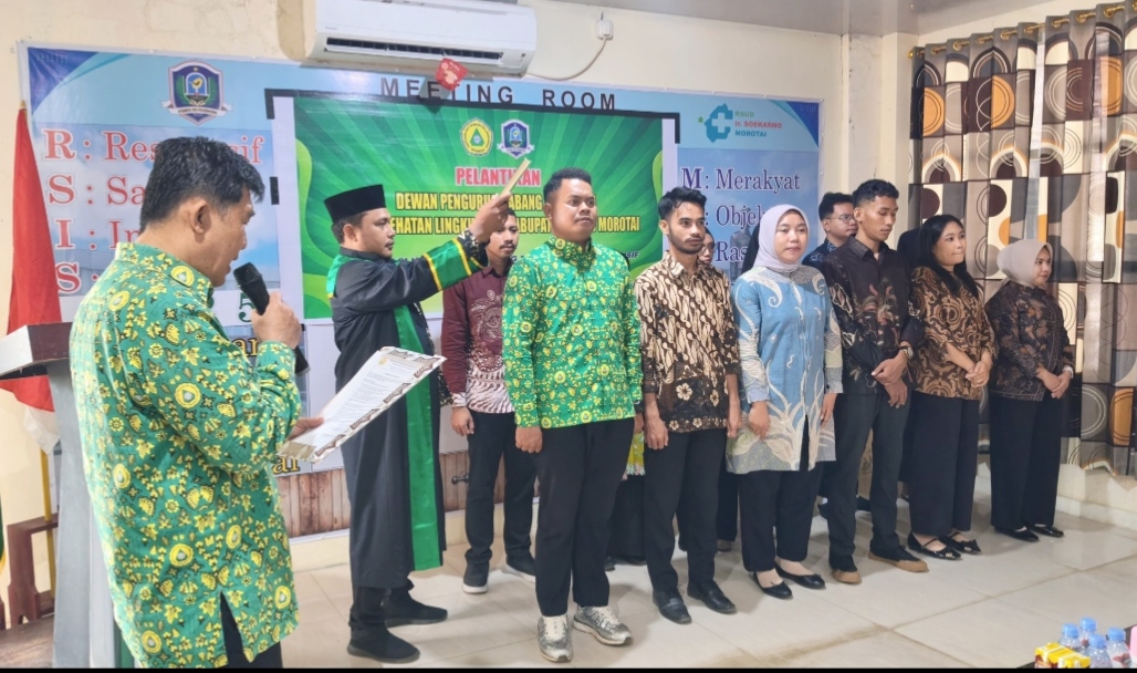21 Pengurus HAKLI Pulau Morotai Dilantik, Sahril Umakaapa Pimpin Periode 2026-2031