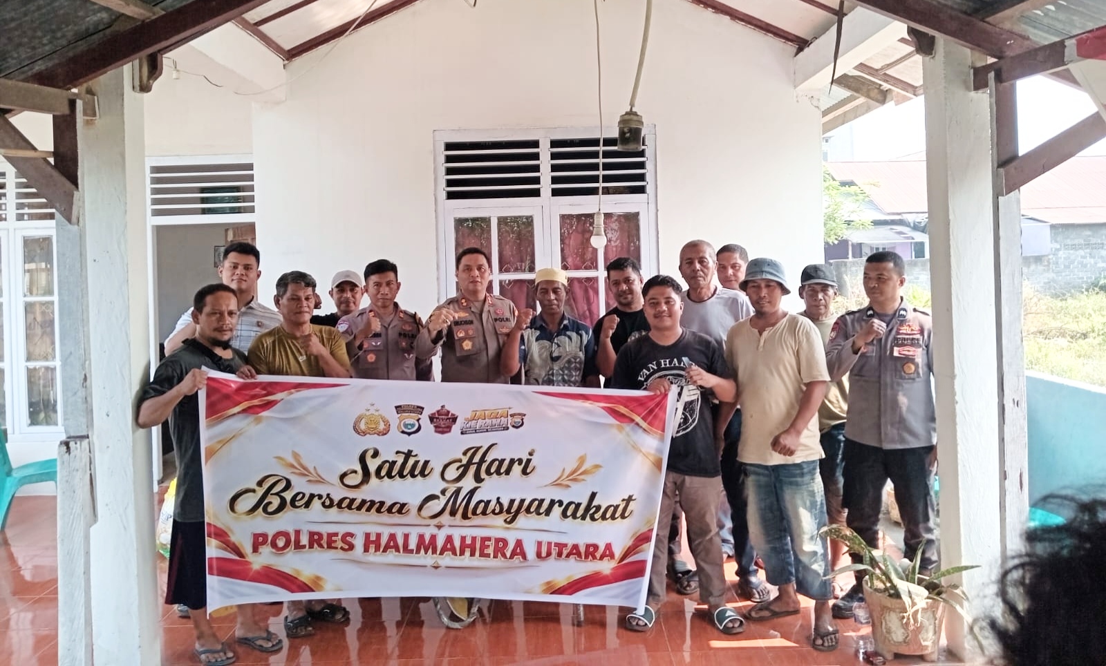 Kapolres Halmahera Utara Serap Aspirasi Warga Gamsungi, Keluhan Miras hingga Lem Ehabon Jadi Sorotan