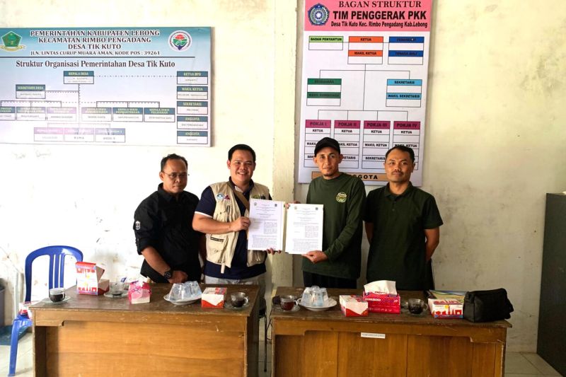 UNIB Dampingi Desa Tik Kuto Lebong Kembangkan Pertanian Organik Berbasis Ekonomi Sirkular