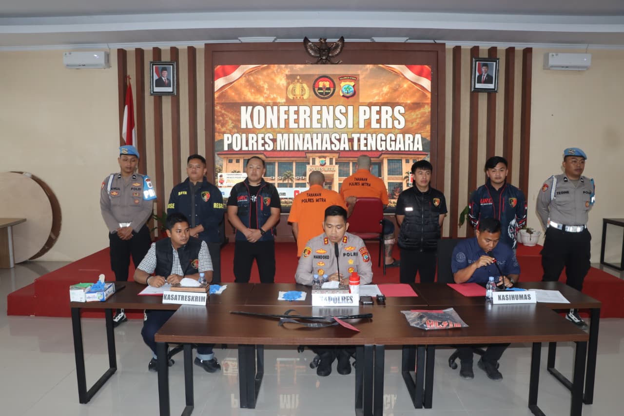 Kapolres Minahasa Tenggara Larang Warga Bawa Senjata Tajam di Tempat Umum Usai Kasus Pembunuhan di Basaan