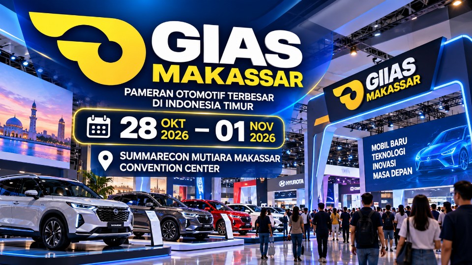 GIIAS Makassar 2026 Digelar 28 Oktober–1 November di Summarecon Mutiara