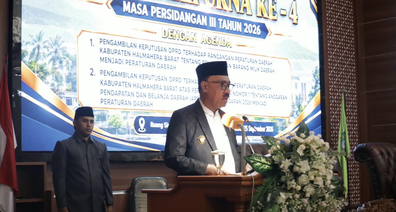 DPRD Halmahera Barat Sahkan Perubahan APBD 2026, PAD Baru Sumbang 5,87 Persen Pendapatan