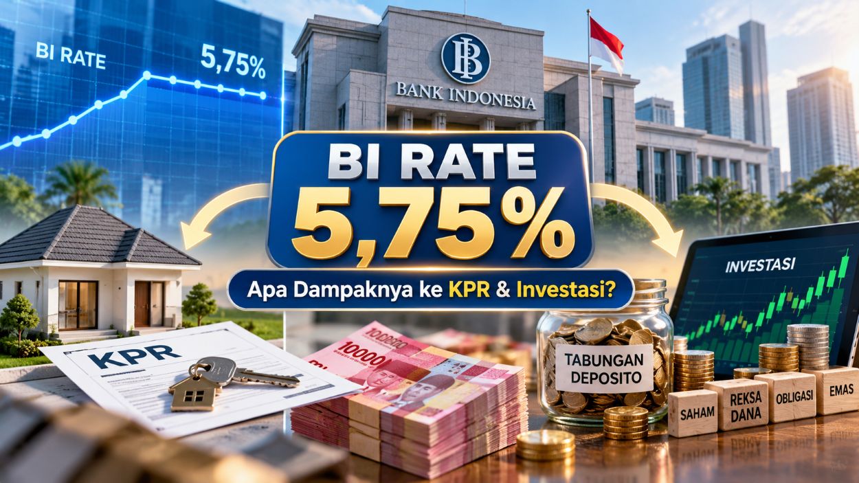 BI Rate 5,75% Bertahan, Bunga KPR hingga Deposito Tak Otomatis Ikut