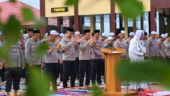 Polres Banjar Gelar Salat Istisqa Minta Hujan, Doa Khusus untuk Petugas Karhutla di Lapangan