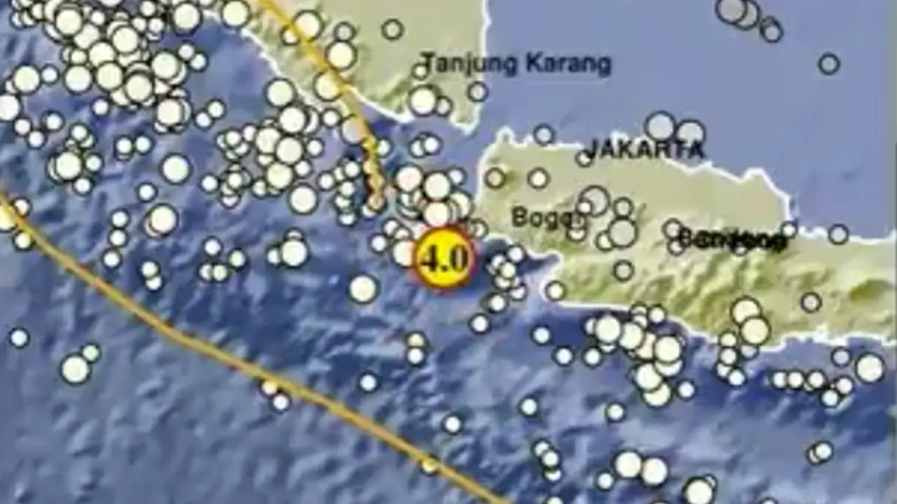 Gempa M 4,0 Guncang Selatan Sumur Banten Sabtu Subuh, BMKG Sebut Gempa Dangkal Selat Sunda