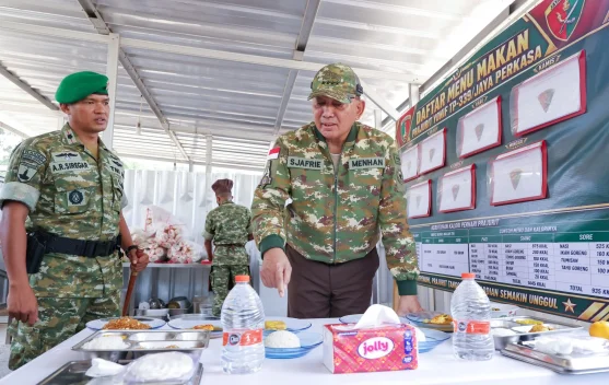 Menhan Sjafrie Tekankan Dua Fungsi Utama Prajurit Yonif TP 339 Sumedang: Tempur dan Dukung Pembangunan
