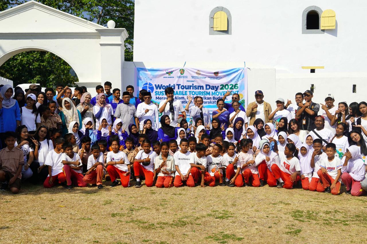 World Tourism Day 2026 di Hila Maluku Tengah, 6 Lembaga Deklarasi Pelestarian Benteng Amsterdam