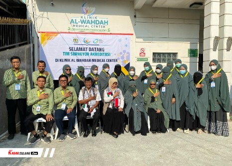 Klinik Al Wahdah Medical Center Mamuju Jalani Survey Akreditasi KAKP Sebelum Buka Layanan
