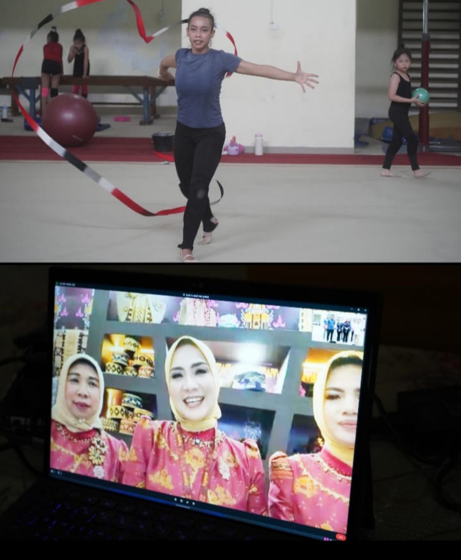 Atlet Senam Lampung Tri Wahyuni Berlaga di Asian Games 2026 Jepang, Dilepas dari Gedung Senam Idola