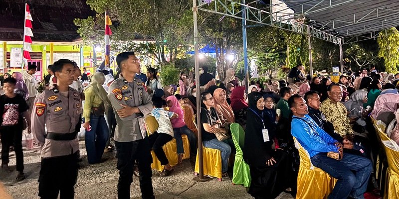 Polsek Pulau Bunyu Awasi Penutupan Jambore PKG PAUD Bulungan 2026, 3 Personel Diterjunkan ke Desa Bunyu Barat