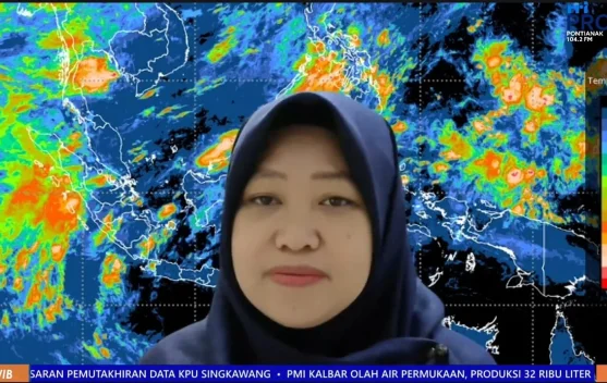 BMKG Pontianak Prakirakan Hujan Ringan di 5 Kabupaten-Kota Kalbar, 685 Titik Panas Terdeteksi