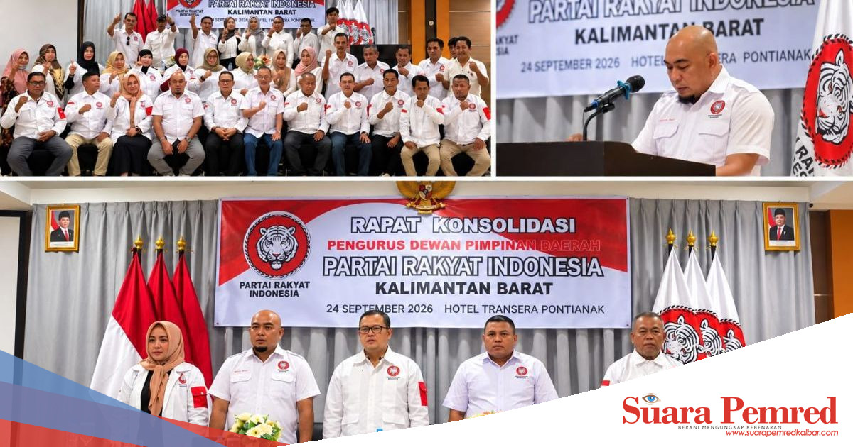 DPD Partai Rakyat Indonesia Kalbar Kukuhkan Pengurus 14 Kabupaten/Kota, Siapkan Struktur Hingga Kelurahan Menuju Verifikasi KPU