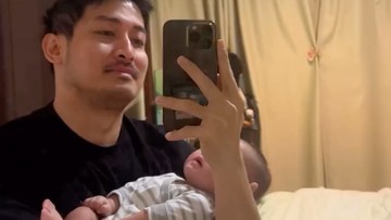 Potret Baby Kian, Anak Hanggini dan Luthfi Aulia yang Wajahnya Masih Dirahasiakan
