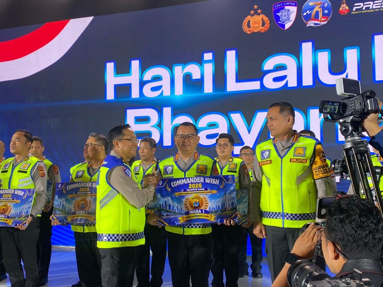 Ditlantas Polda Kaltara Raih 3 Penghargaan Nasional di HUT Polantas ke-71, Ini Daftarnya