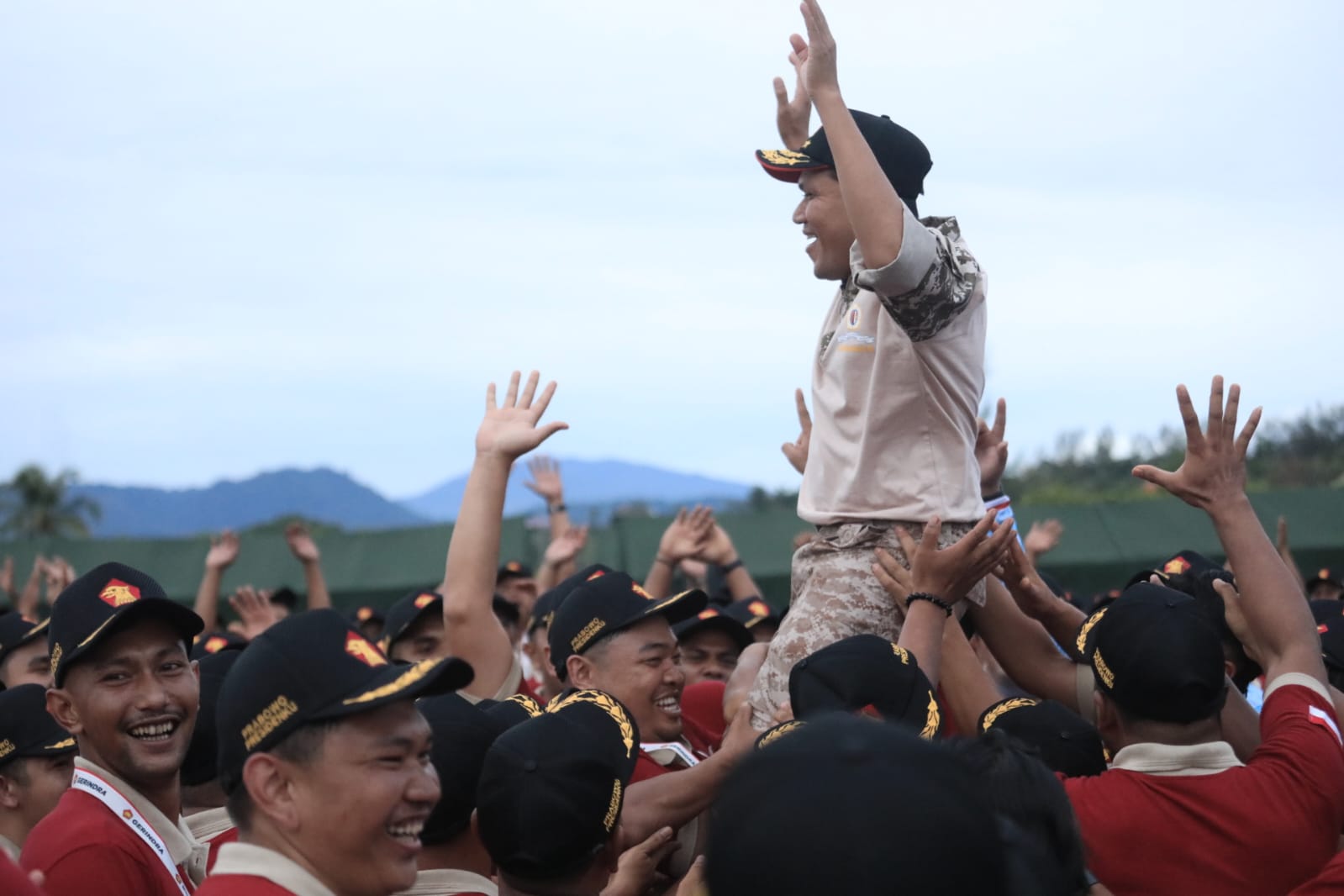Wagub Aceh Fadhlullah Buka Diklat 510 Laskar Gerindra di Jantho, Aceh Besar
