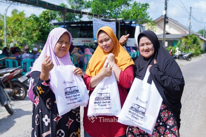 PT TIMAH Layani 2.301 Warga Lewat Mobil Sehat di 18 Titik Bangka Belitung hingga Kepri