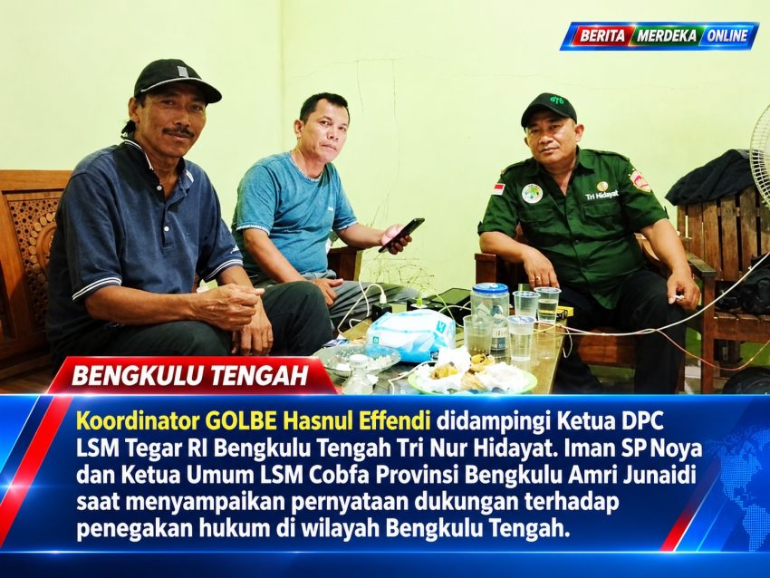 GOLBE Nyatakan Dukungan untuk Polres Bengkulu Tengah, Siap Jadi Mitra Penegakan Hukum