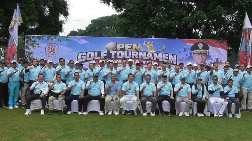 Pangdam I/BB Buka Turnamen Golf HUT ke-81 TNI di Deli Serdang, 200 Peserta Lintas Sektor Ikut Berlaga