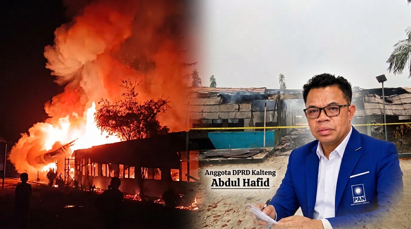 DPRD Kalteng Desak Pemprov Segera Bangun Ulang Ruang SMAN 1 Cempaga Kotim yang Terbakar