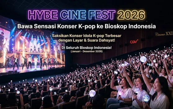 HYBE CINE FEST 2026 Hadir 24-31 Oktober, Jakarta Jadi Lokasi Spesial