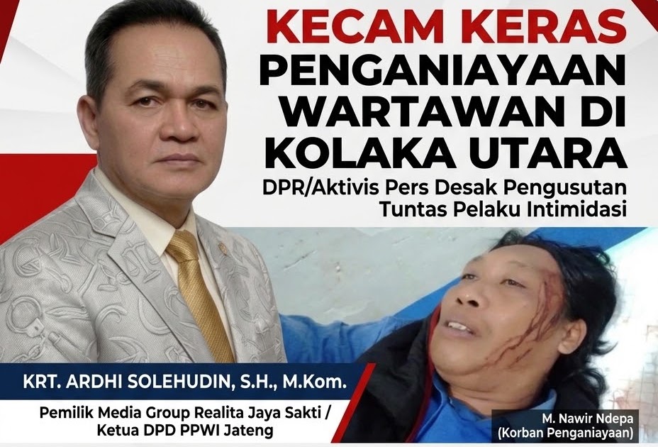 Wartawan Dianiaya di Kolaka Utara, Pemilik Media Group Realita Jaya Sakti Desak Kapolri Turun Tangan
