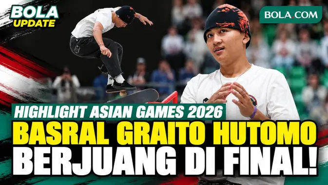 Basral Graito Finis Keempat Final Skateboard Street Asian Games 2026