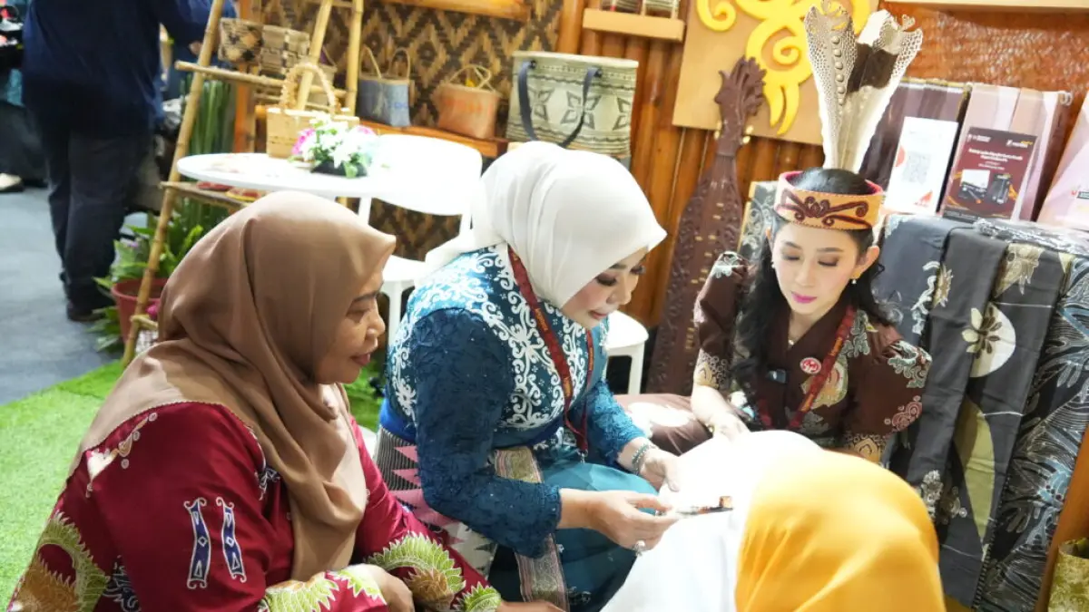 Dekranasda Kaltara Bawa Anyaman Rotan hingga Batik Motif Benuanta ke Kriyanusa 2026 di Jakarta