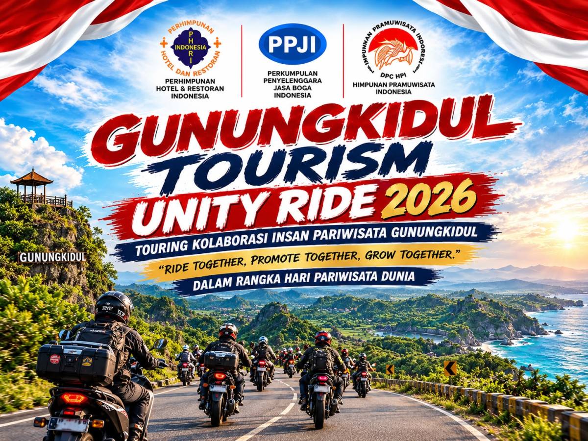 Gunungkidul Tourism Unity Ride 2026 Diikuti 158 Peserta, Singgah di Pantai Gesing