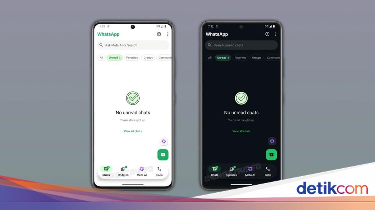 WhatsApp Uji Tampilan Baru Android, Meta AI Masuk Navigation Bar