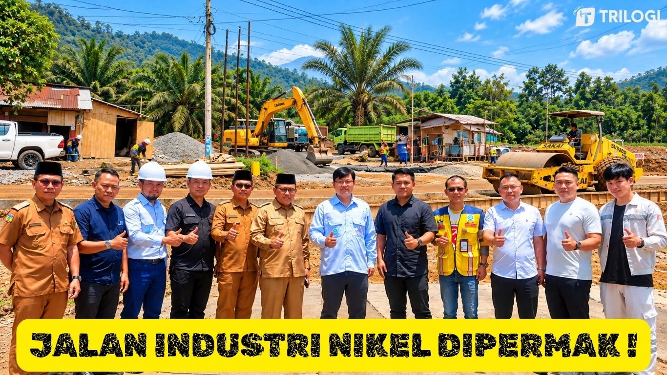 BPJN Sulteng Genjot Jalan Beton Rigid di Morowali-Morowali Utara, Dukung Hilirisasi Nikel