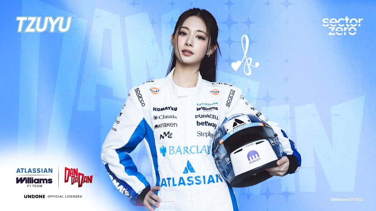 Atlassian Williams F1 Team, DAN DA DAN, dan TZUYU Umumkan Lagu Tema Kolaborasi