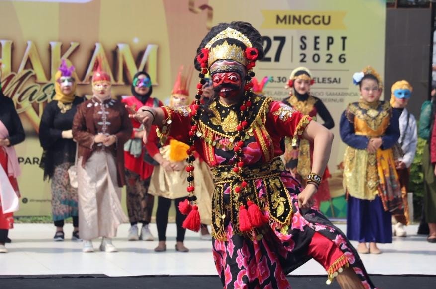 Mahakam Mask Carnival Samarinda Jadi Ruang Belajar Seni Budaya Nusantara, Dinas Pariwisata Kaltim Targetkan Parade 1.001 Topeng