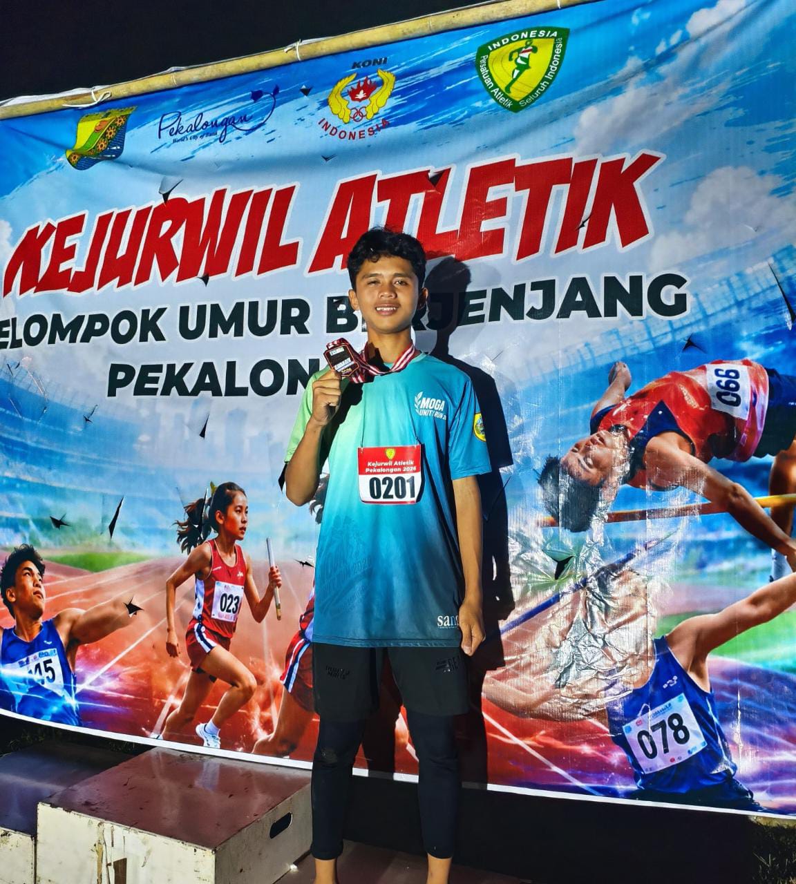 Santri MBS Moga Pemalang Raih Juara 3 Lari 1.500 Meter di Kejuaraan Atletik Eks Karesidenan Pekalongan 2026