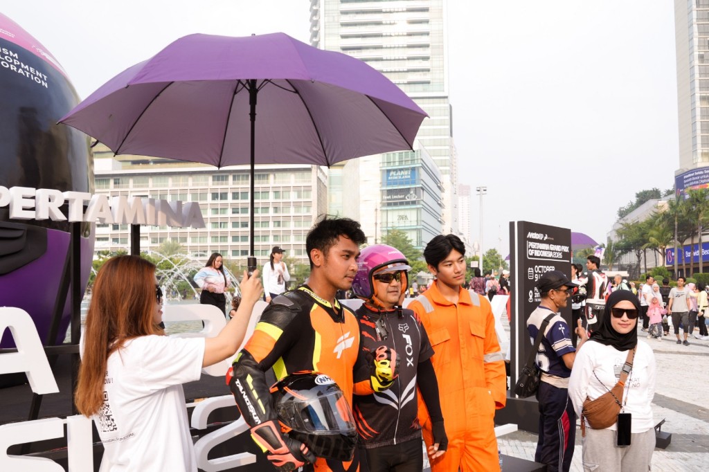 Giant Helmet MotoGP Mandalika 2026 Hadir di Bundaran HI, Kesiapan Event 95 Persen