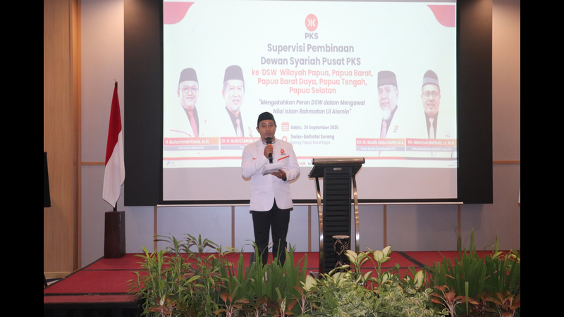 80 Kader PKS se-Papua Ikuti Supervisi Pembinaan DSP di Sorong, Fikri Faqih Jadi Narasumber