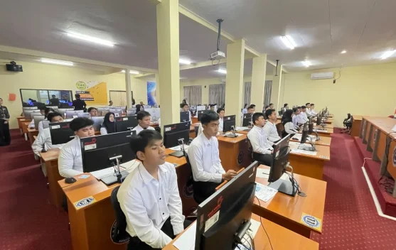 65 Peserta Ikuti SKD CAT Poltekimipas di Palu, Kanwil Ditjenpas Sulteng Kawal Integritas Seleksi