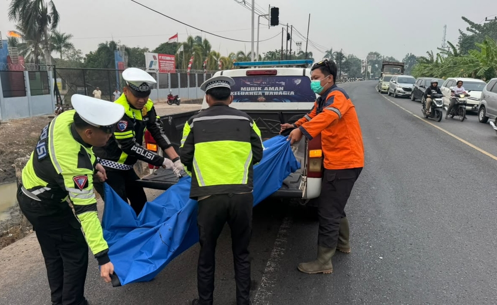 Satlantas Polres Ogan Ilir Buru Kendaraan Tabrak Lari Kakek dan Cucu di Simpang Obor, Korban Tewas di Tempat