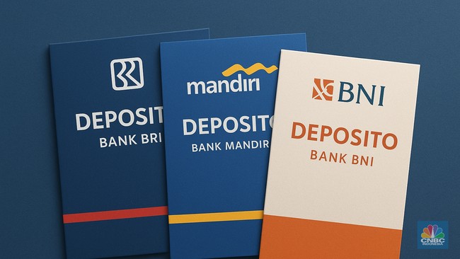 Bunga Deposito BRI, BNI & Mandiri per 28 September 2026, Ini Rinciannya
