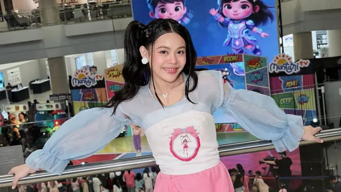 Melly Lee Tampil Ceria di Fest Ceria 2026 Mentari TV dengan Busana Pastel