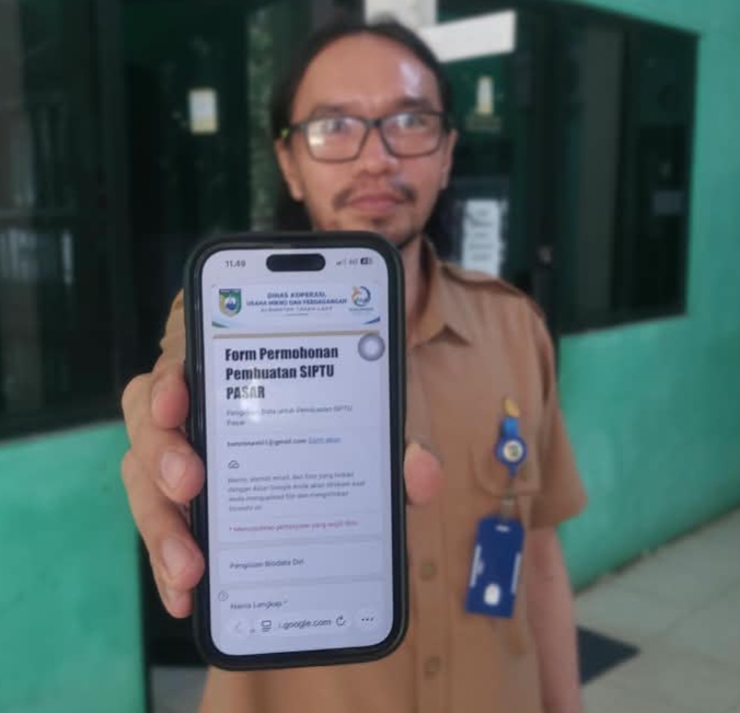 ASN Diskumdag Tanah Laut Ciptakan SI PINTAR PASAR, Uji Coba Mulai Oktober 2026