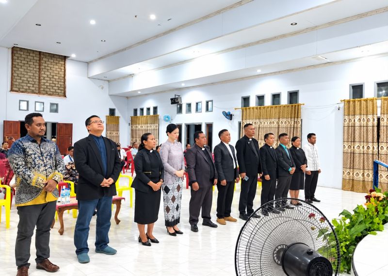 MPH PGI Daerah Halmahera Selatan Resmi Dilantik di Labuha, 13 Pelayan Gereja Siap Jalani Oikumene 2026–2030