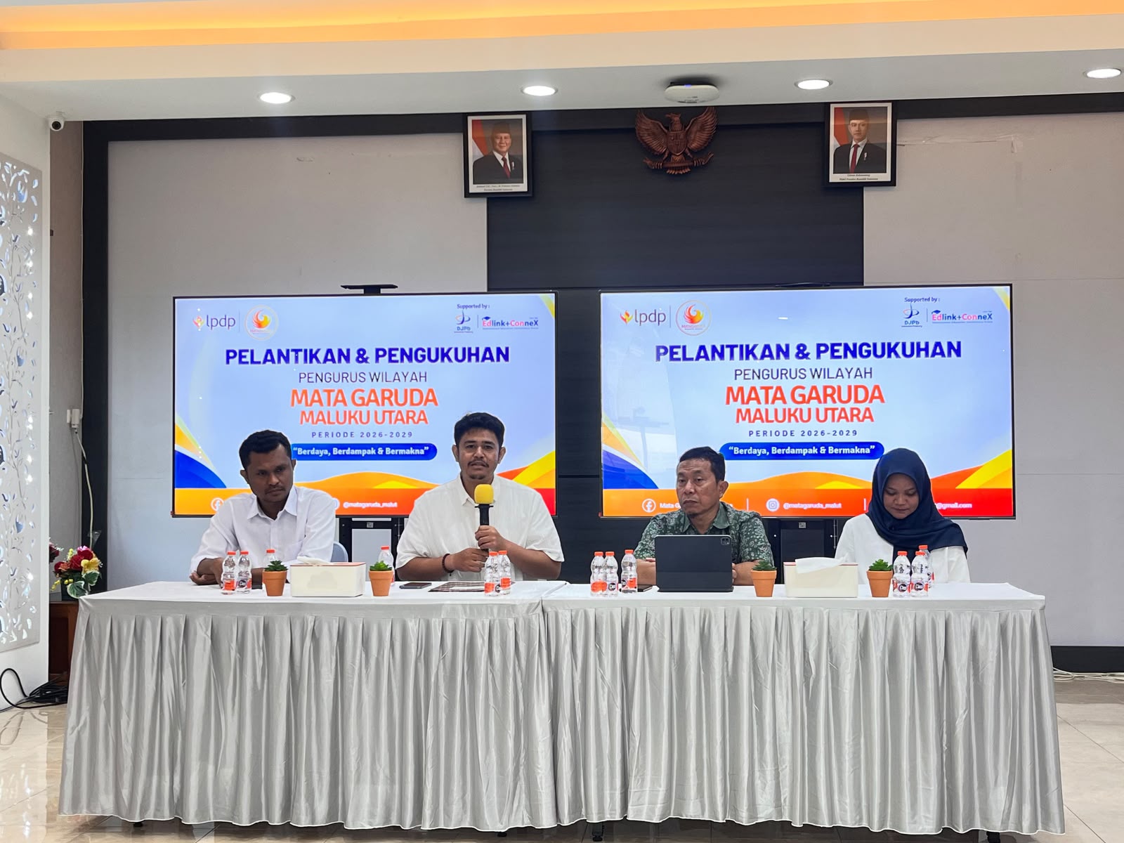 Mata Garuda Maluku Utara Dikukuhkan di Ternate, Alumni LPDP Ditantang Jadi Mitra Gagasan Pembangunan Daerah