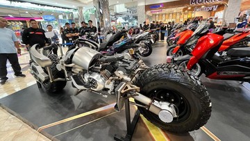 Biaya Modifikasi Yamaha Xmax 250 Jadi Motor Batman Tembus Rp 200 Juta