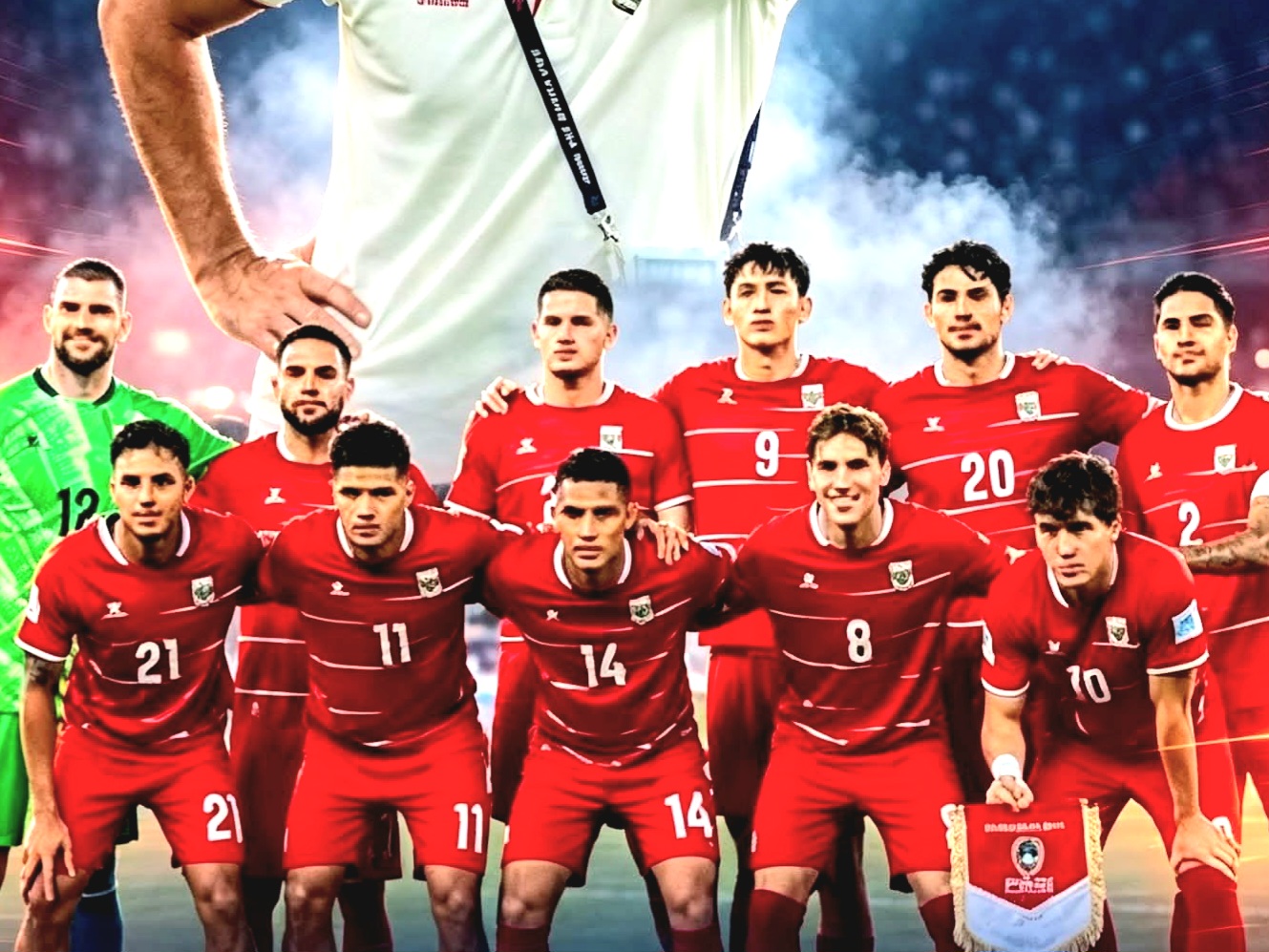 Kartu Merah Thom Haye, 10 Pemain Timnas Indonesia Tahan Malaysia 0-0
