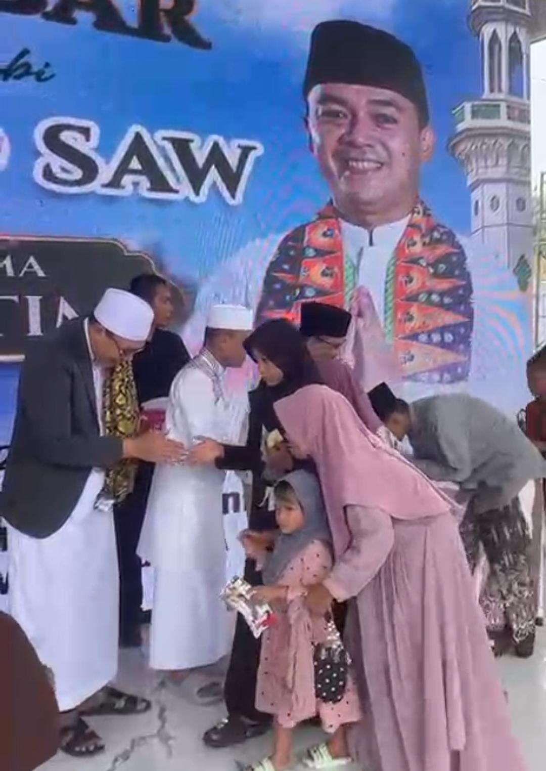 2.000 Anak Yatim di Pandeglang Disantuni dalam Tabligh Akbar Maulid Nabi Bersama Ustadz Das'ad Latif
