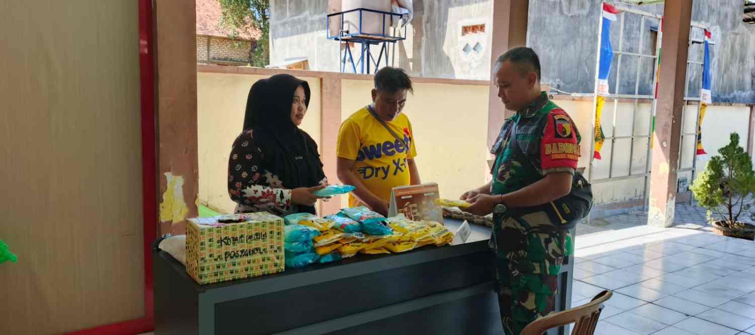Posyandu Nyalabu Daya Pantau Tumbuh Kembang Anak, Babinsa Pamekasan Turut Dampingi