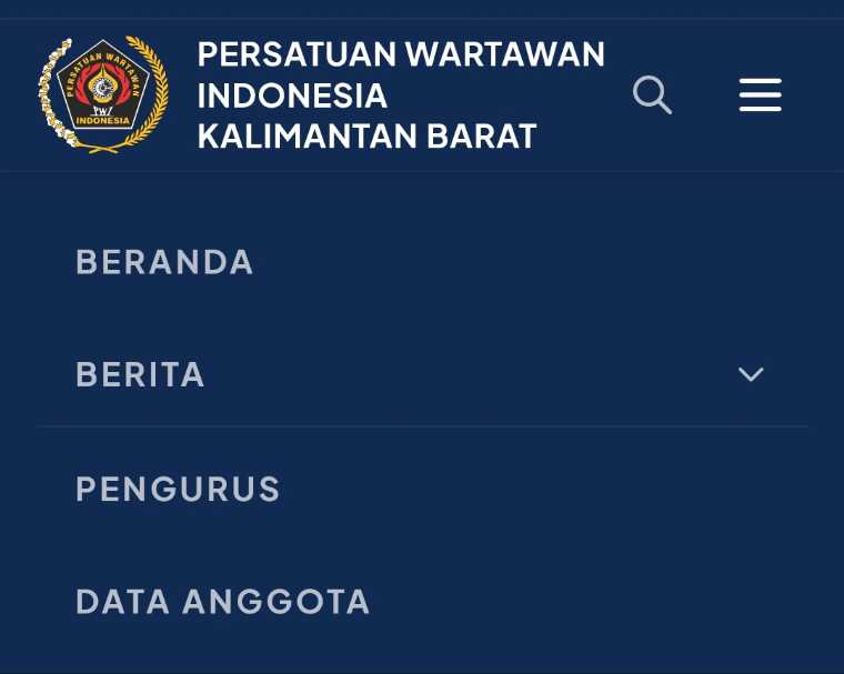 PWI Kalbar Luncurkan Website dan Akun Medsos Resmi, Pendaftaran Anggota Kini Bisa Diakses Online