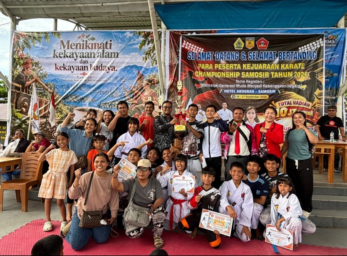 Gokasi Samosir Gelar UKT dan Seminar Pelatihan 26-27 September 2026, Ditutup Kejuaraan Karate Open Sumut Championship