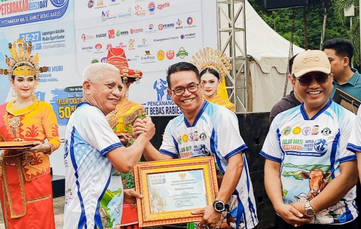 Wagub Sumut Lepas Jalan Santai World Rabies Day 2026 di Lapangan Astaka Pancing, Pemko Medan Siap Dukung Bebas Rabies 2030